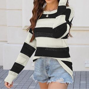 NWT Open Stitch Sweater/Beach Coverup- Large